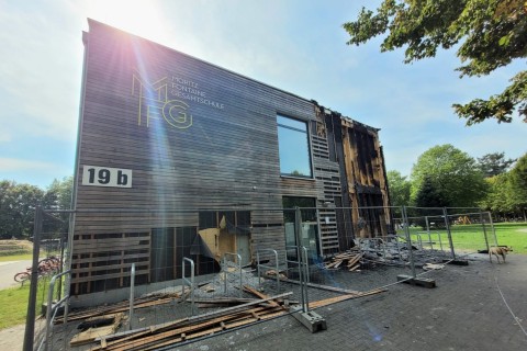 Brand an der Moritz-Fontaine Gesamtschule Rheda-Wiedenbrück