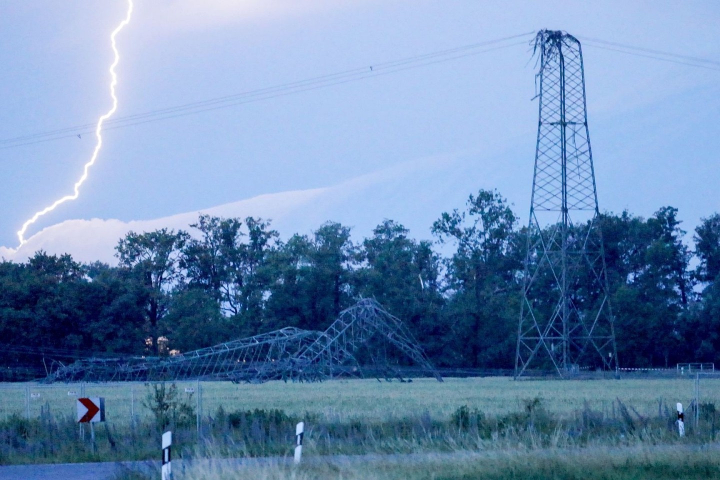 Am Dienstag waren über großen Teilen Deutschlands kräftige Gewitter niedergegangen.