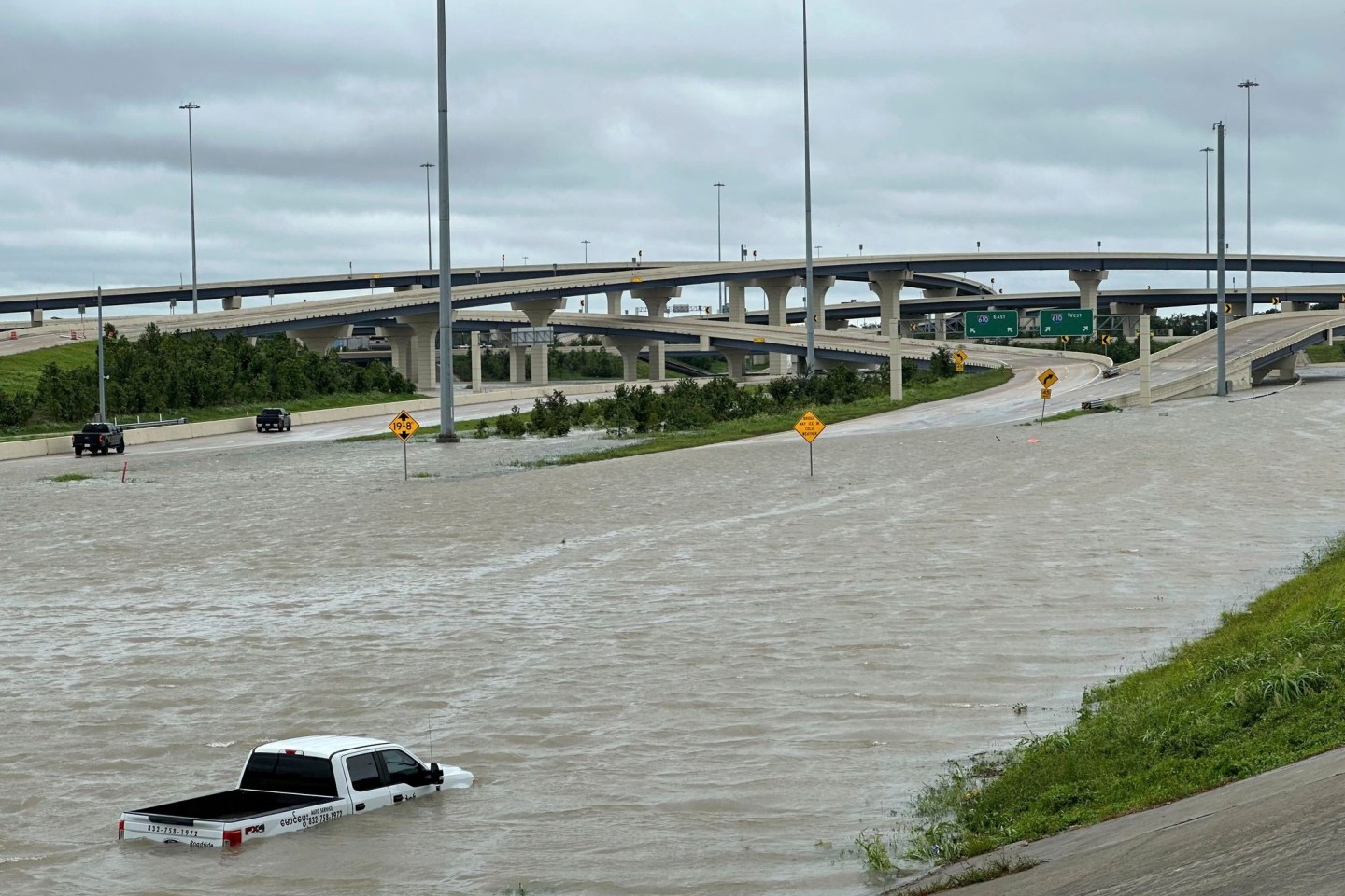 Der Sturm «Beryl» ist durch den US-Bundesstaat gezogen und für Überschwemmungen gesorgt.