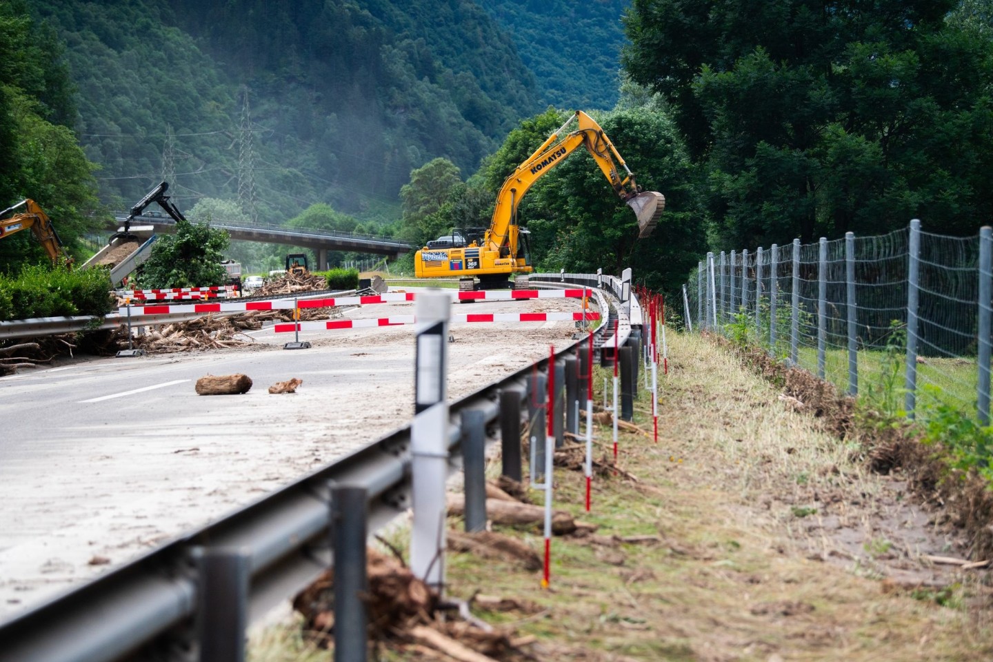 Die Bauarbeiten an der A13 gingen schneller voran als erwartet. 