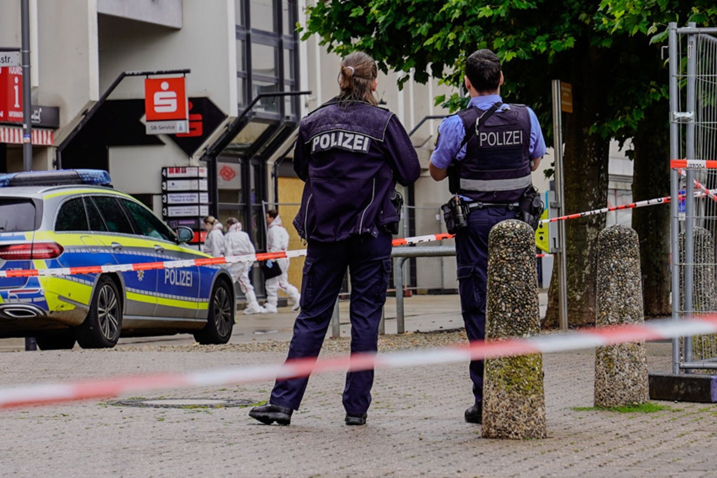 Die Polizei war mit einem Großaufgebot im Einsatz