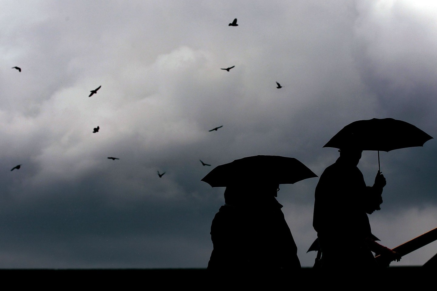 In der Mitte Deutschlands müssen sich die Menschen auf Regen einstellen.