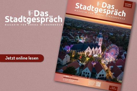 Immer gut über Rheda-Wiedenbrück informiert: Die neue Ausgabe des Stadtgesprächs ist da!